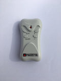 Telecomando Piazzetta Multifuoco a 4 tasti, accessori e ricambi per caldaie e stufe Piazzetta, con pulsanti visibili.