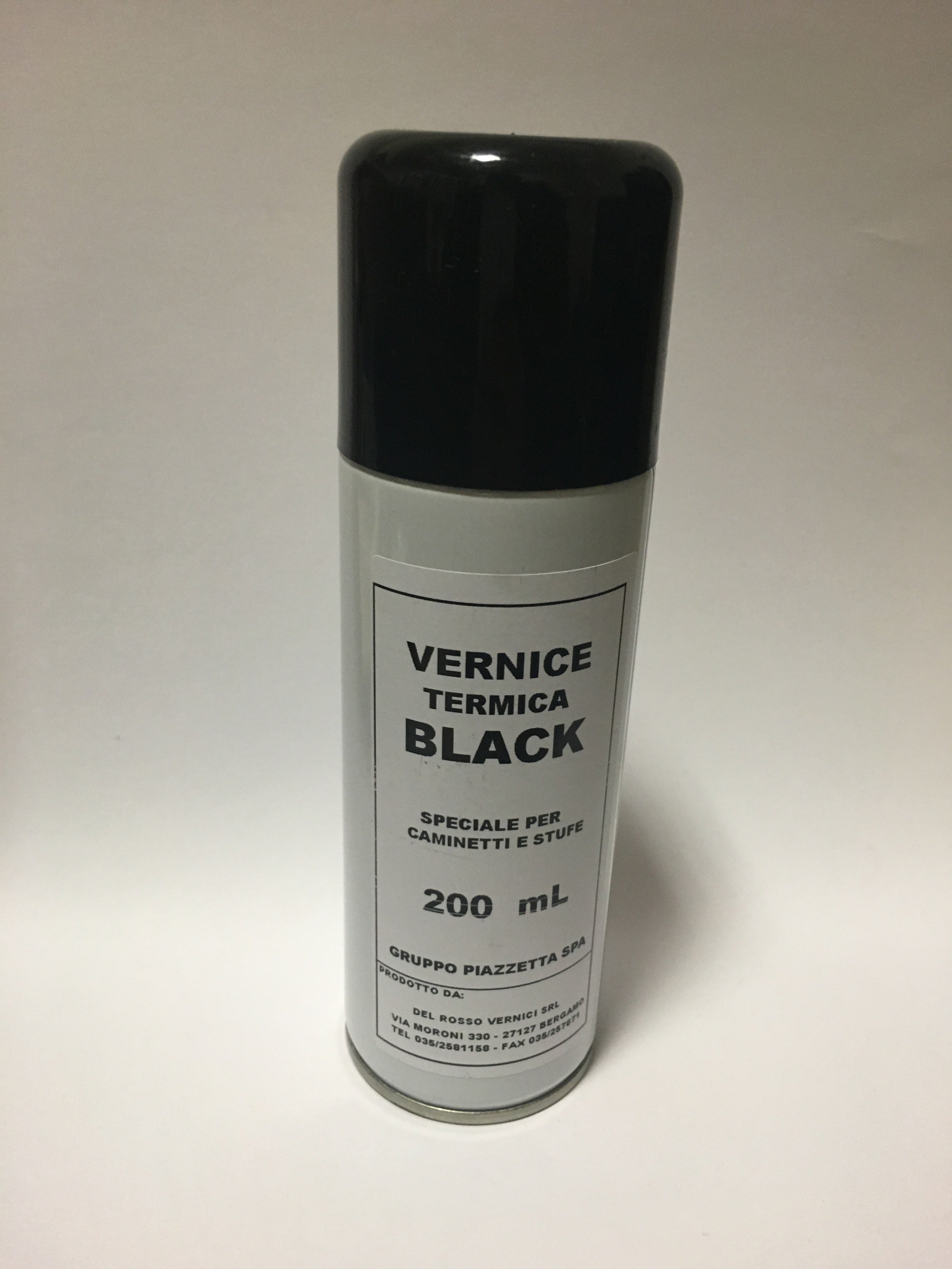 Spray vernice grigia Piazzetta, accessori e ricambi per caldaie e stufe, immagine del prodotto.