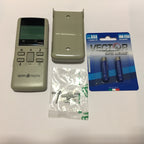 Telecomando LCD Piazzetta per stufe a pellet, accessori e ricambi, con display digitale e pulsanti di controllo.