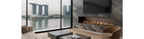 Bruciatore a bioetanolo Planika FLA4 Burner, design moderno in acciaio, per ambienti eleganti e riscaldamento con bioetanolo.
