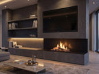 Bruciatore a bioetanolo Planika FLOGS Burner con design moderno e fiamma visibile, ideale per ambienti eleganti e accoglienti.