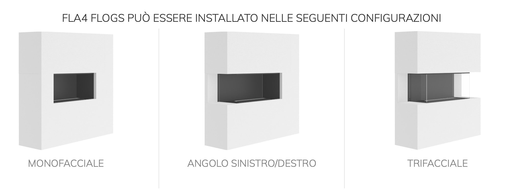 Bruciatore a bioetanolo Planika FLOGS Burner, design moderno e compatto per ambienti interni con fiamma visibile