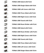 Camino a bioetanolo Planika Forma con FLA4, camino moderno con bruciatore frontale, design elegante e funzionale.