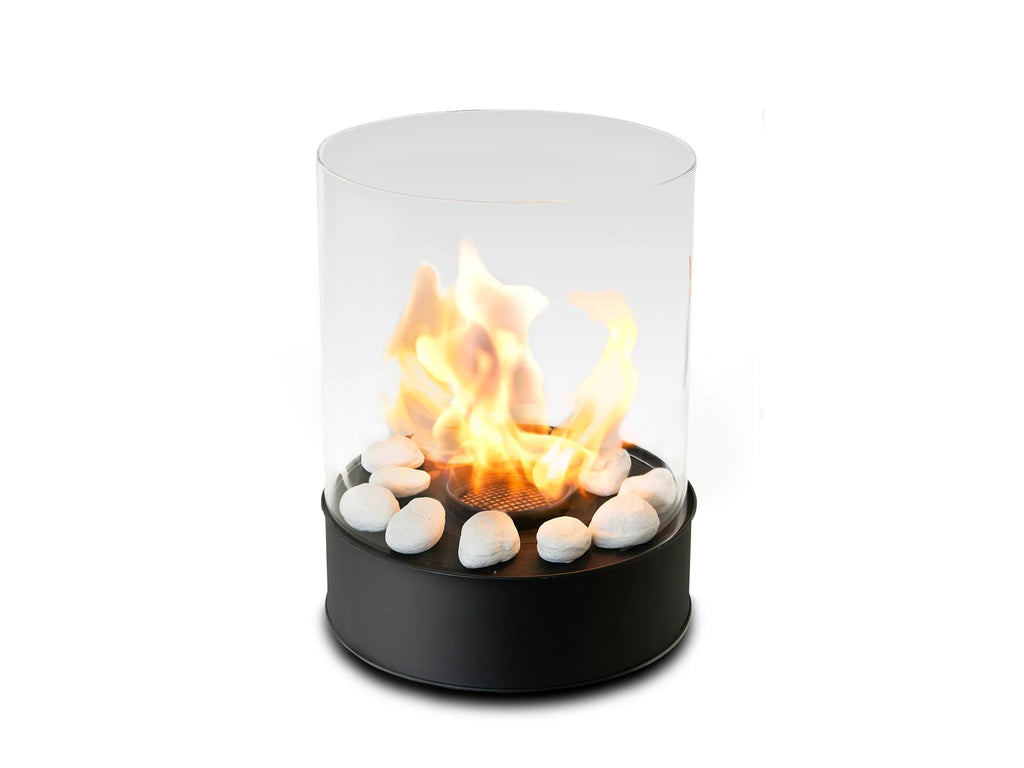 Soprammobile a bioetanolo Planika Chantico Glassfire con design elegante e vetro, ideale per ambienti moderni e raffinati.