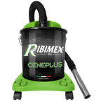 Aspiracenere Ribitech Ceneplus, accessori e ricambi per aspiracenere, con dettagli e componenti visibili.