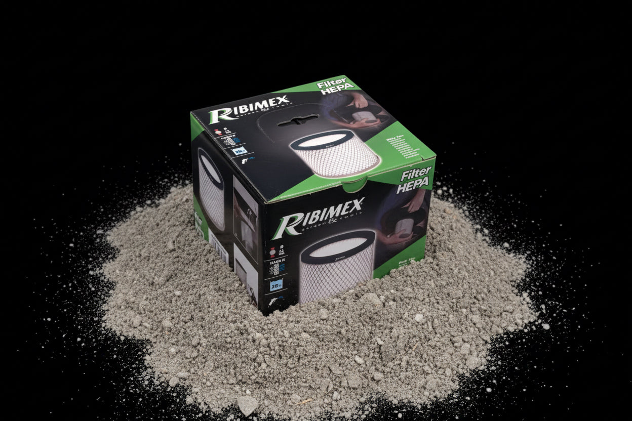 Filtro HEPA Ribitech per aspirabriciole e aspiratori di cenere, accessori di ricambio con filtro ad alta efficienza.