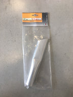 Lancia piatta in alluminio per aspiracenere Ribitech, accessorio resistente e leggero per la pulizia di cenere e residui.