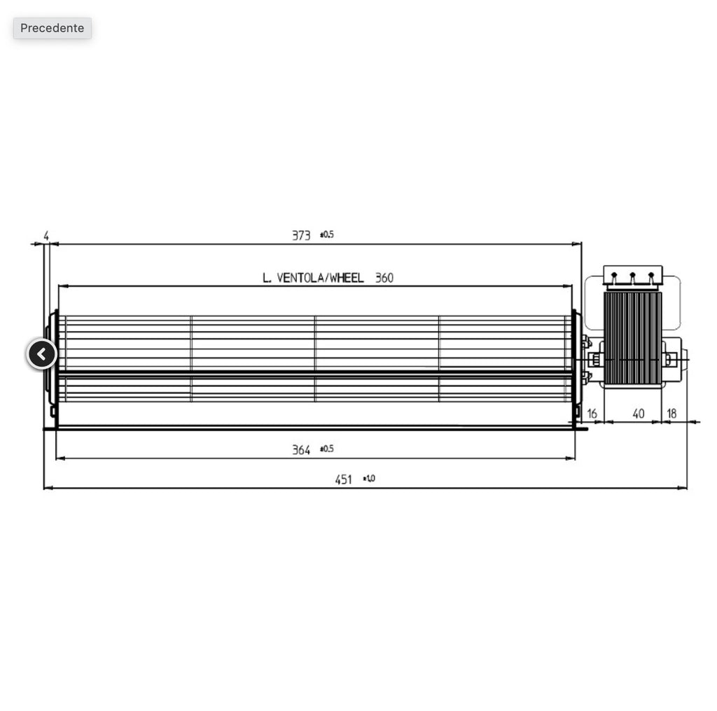 Ventilatore compatibile Superior Grande, accessori e ricambi, con pale e motore visibili, per migliorare la ventilazione.