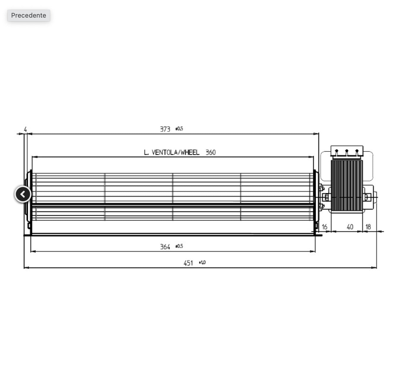 Ventilatore compatibile Superior Grande, accessori e ricambi, con pale e motore visibili, per migliorare la ventilazione.