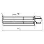 Ventilatore compatibile Superior PICCOLO, accessori e ricambi, mostra il ventilatore di piccole dimensioni con design compatto.