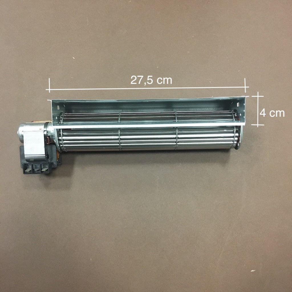 Ventilatore compatibile Superior PICCOLO, accessorio di ricambio, con pale e motore visibili, ideale per ventilazione efficace.