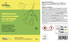 Bioetanolo liquido Citronella Ethaline Garden di Tecno Air System, bottiglia con etichetta verde e capocchiale in plastica