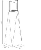 Caminetto a bioetanolo Tecno Air System Nairobi, design moderno, con fiamma visibile e struttura in materiali resistenti.
