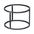 Anello porta legna in acciaio di Vulcano Fire, accessorio per barbecue, con manici robusti e design pratico.