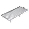 Griglia Tondino media Vulcano Fire, accessorio per barbecue, in acciaio con supporti robusti, ideale per grigliare.