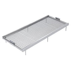 Griglia Tondino media Vulcano Fire, accessorio per barbecue, in acciaio con supporti robusti, ideale per grigliare.