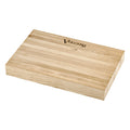 Tagliere in legno per accessori BBQ Vulcano Fire, ideale per preparare e servire cibi durante barbecue all'aperto.