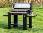 Barbecue a legna Vulcano Fire Serie Q Grande senza griglia, in acciaio e design robusto, ideale per cotture all'aperto.
